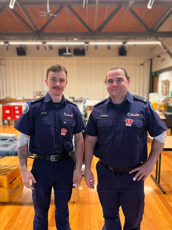 Blake Brooks and Ben Hopgood